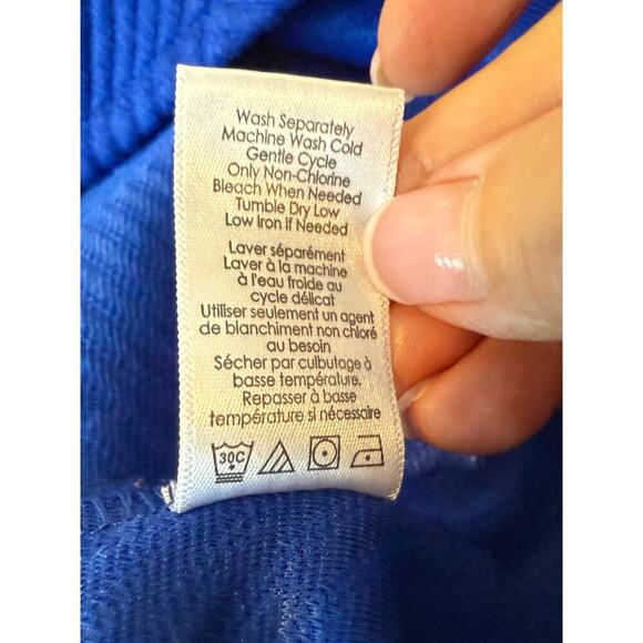 Coldwater Creek Soft Impressions Shirt Jacket Royal Blue Button Down Size 2X - Picture 4 of 9